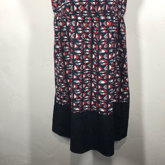 Blend She She Dares red & navy dress size small - Picture 3 of 10